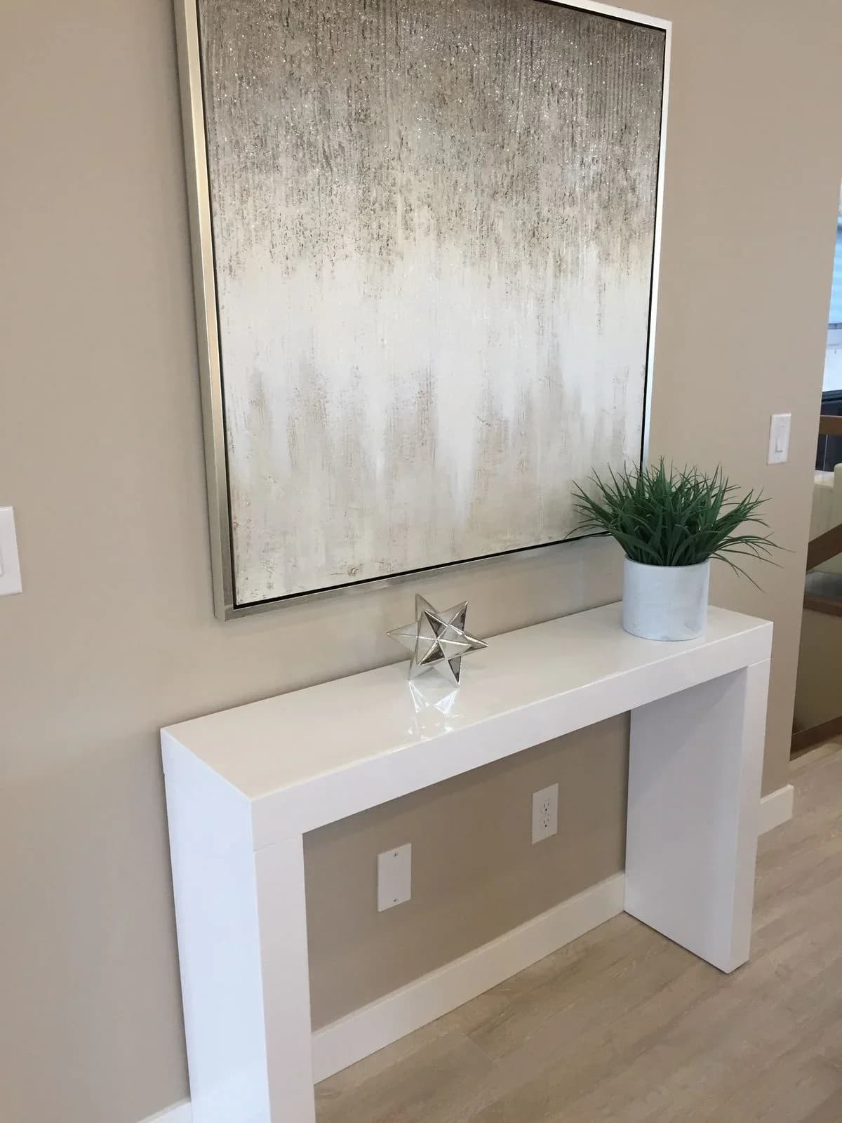 Rectangulaire console modern