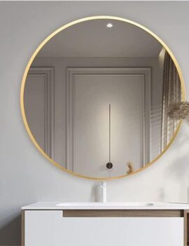 Miroir Cercle Gold