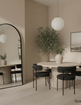 Mini pack dining table metal chair